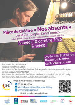 Affiche - Samedi 10 octobre 2026 - Pièce de théâtre
