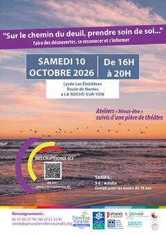 Affiche - Samedi 10 octobre 2026 - Prendre soin de soi sur le chemin du deuil