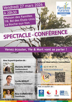 Spectacle-conférence - 27 03 2026 - La Roche-sur-Yon